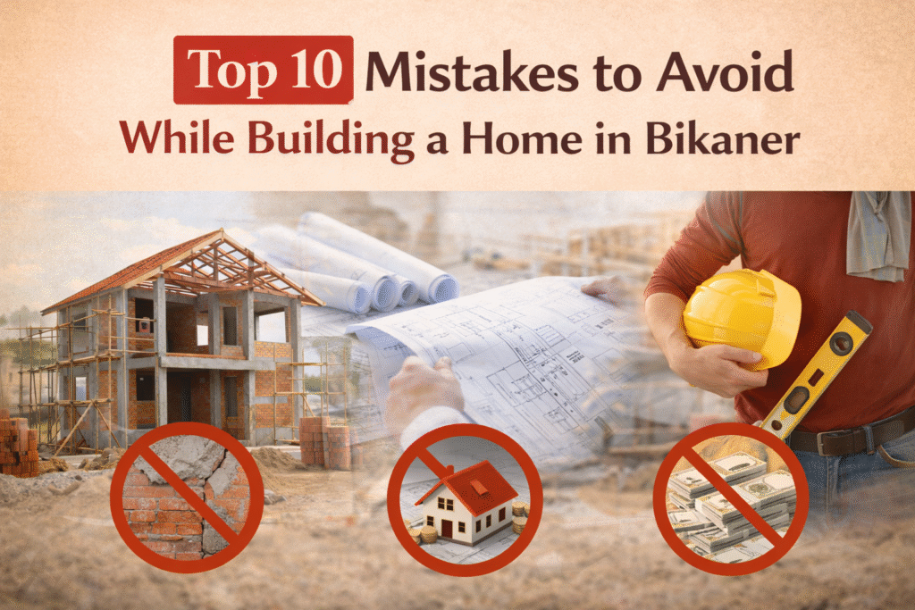 Top 10 Mistakes to Avoid While Building a Home in Bikaner