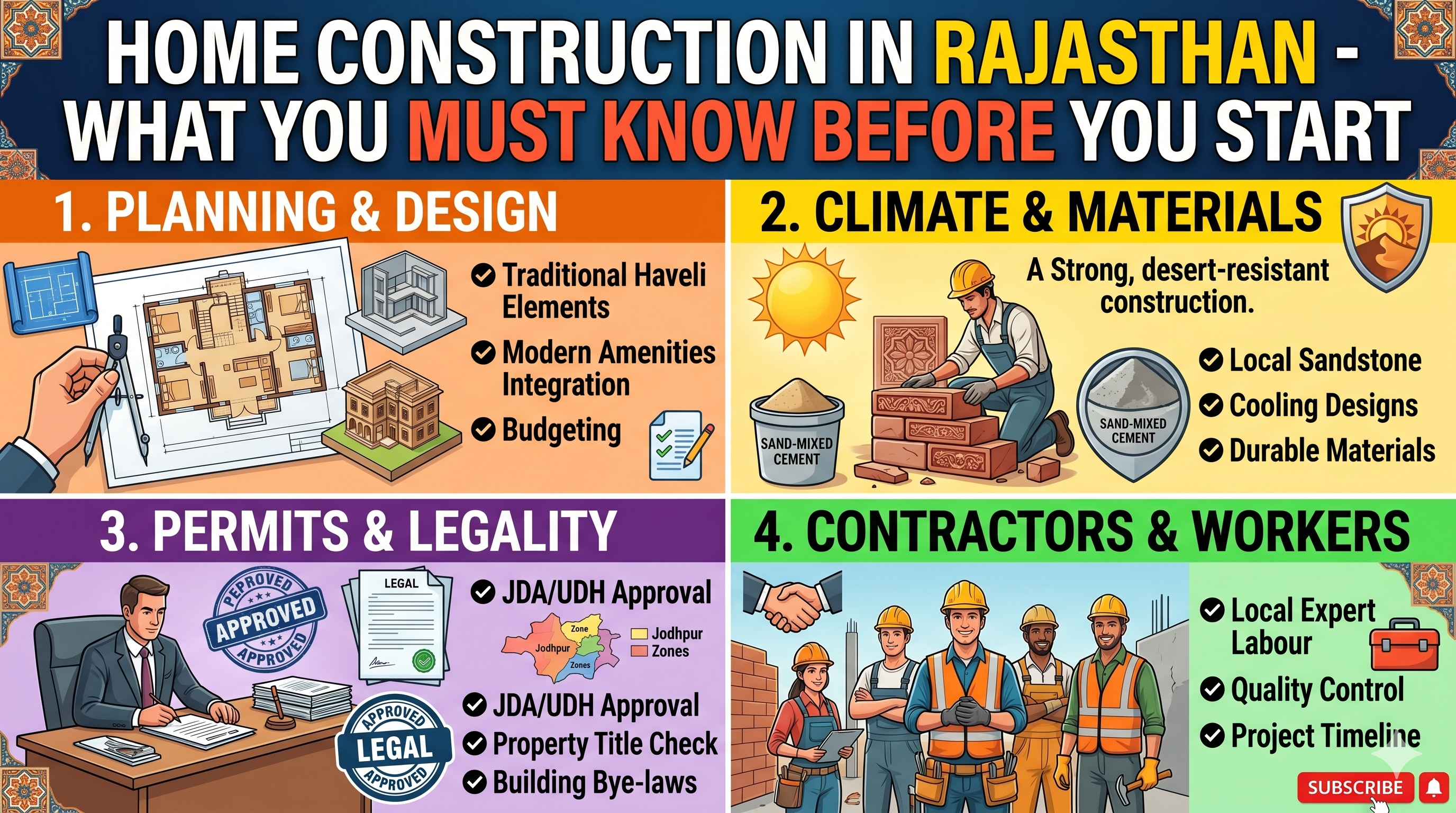 Building a home in Rajasthan