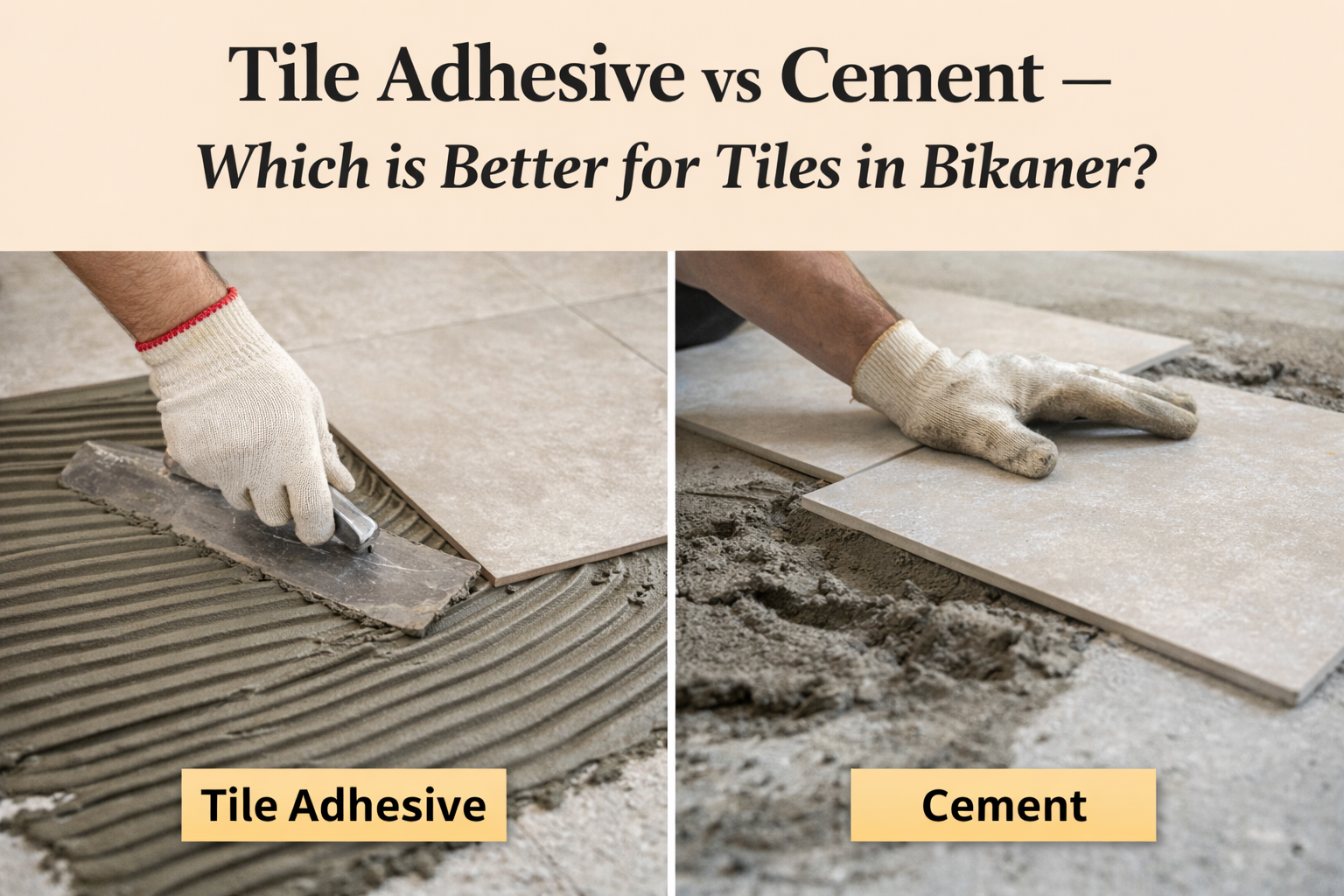 tile adhesive bikaner